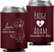 Pet Portrait 01 - Love - Neoprene Can