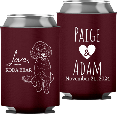 Pet Portrait 01 - Love - Neoprene Can