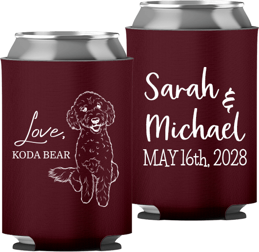 Pet Portrait 03 - Love - Neoprene Can