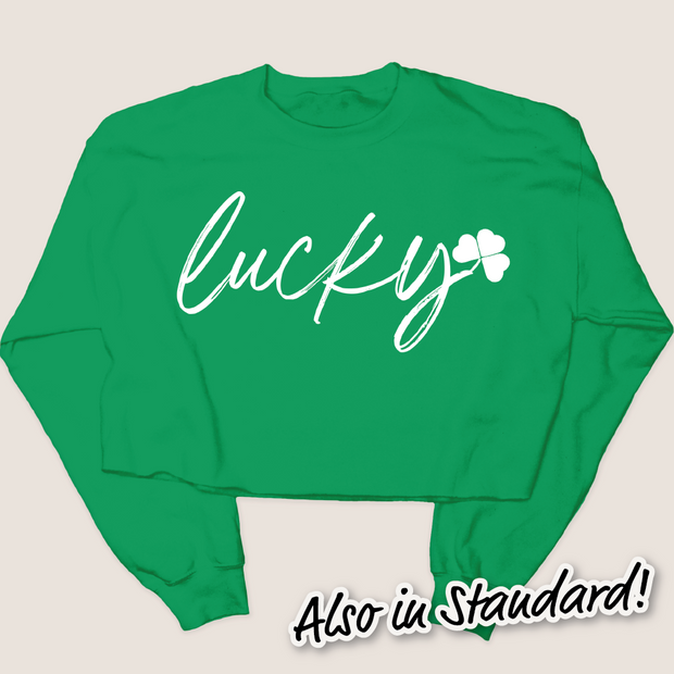 St. Patricks Day Sweatshirt - Lucky Shamrock