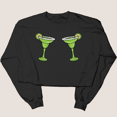 Margarita Shirt Boobs - Sweatshirt Cropped