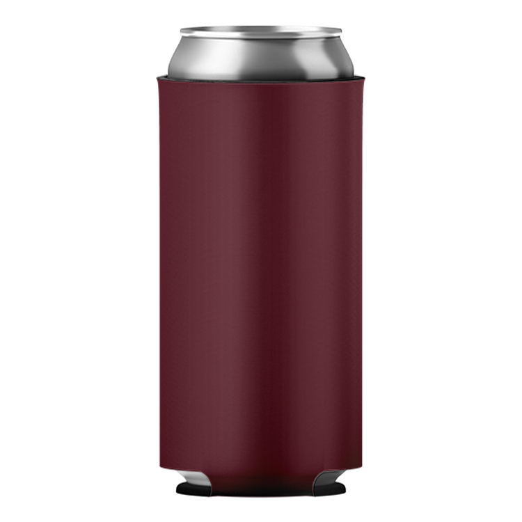Neoprene Slim Can Koozee - One Color, Double Sided Print | Koozee