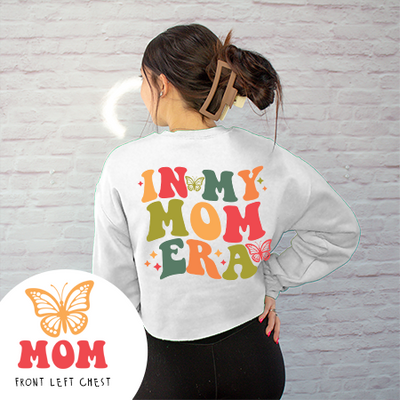 Mom Shirt - In My Mom Era Sweatshirt Cropped