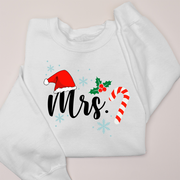 Christmas Sweatshirt  - Mrs. Candy Cane
