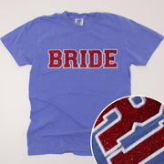 USA Patriotic - Bride - Glitter - T Shirt