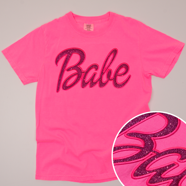 Glitter hot sale pink shirt