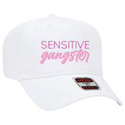 Sensitive Gangster Embroidered Canvas Trucker Hat