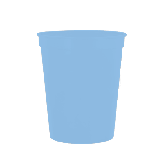 One Color, Single Side Print - 16 oz Plastic Cups