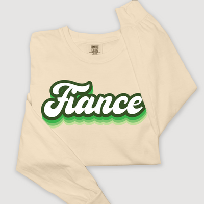St. Patricks Day Long Sleeve T-Shirt Vintage - Retro Fiance