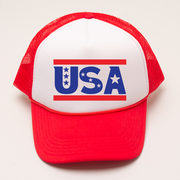 4th of July Trucker Hat - USA Stars