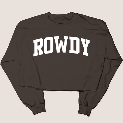 Texas Shirt Sweatshirt Cropped - Rowdy University