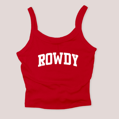 Texas Shirt Micro Rib Tank - Rowdy University