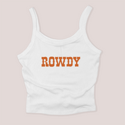 Texas Shirt Micro Rib Tank - Rowdy Western