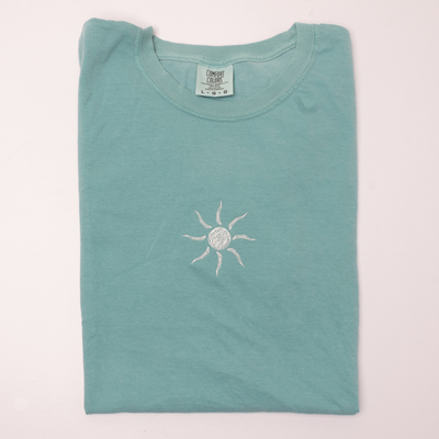 Comfort Colors Coastal Sun Embroidered T-Shirt