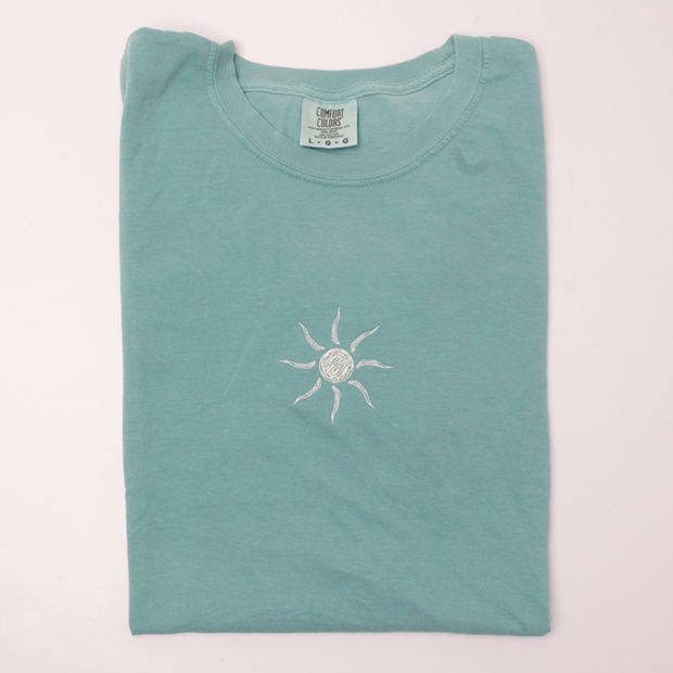 Comfort Colors Coastal Sun Embroidered T-Shirt