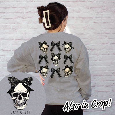 Skeleton Bows - Halloween - Sweatshirt - Full Back