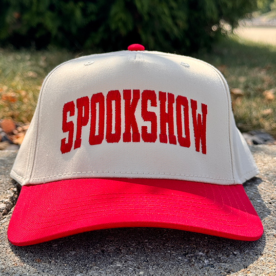 Halloween Embroidered Canvas Trucker Hat - Spookshow