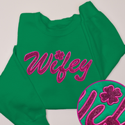 St. Patricks Day Sweatshirt  - Wifey Glitter