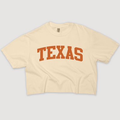 Texas Shirt Cropped - Texas University
