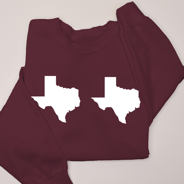 Texas Shirt Sweatshirt - Texas Tits