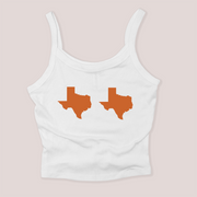 Texas Shirt Micro Rib Tank - Texas Tits