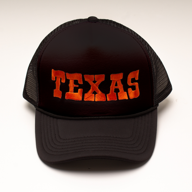 Texas Embroidered Trucker Hat - Texas Western