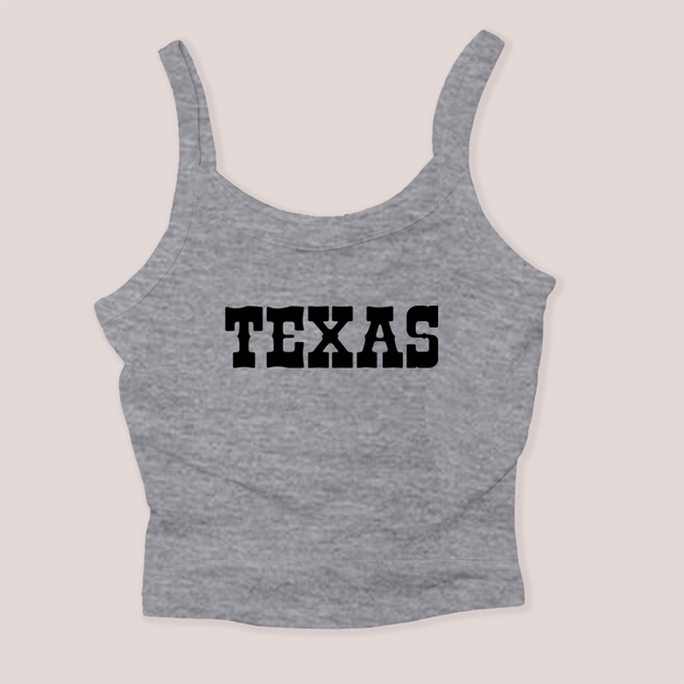 Texas Shirt Micro Rib Tank - Texas Western