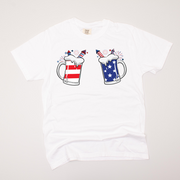 USA Patriotic - Beer Mugs T-Shirt