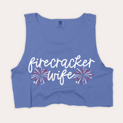 4th Of July Shirt Tank Top - Firecracker Wife