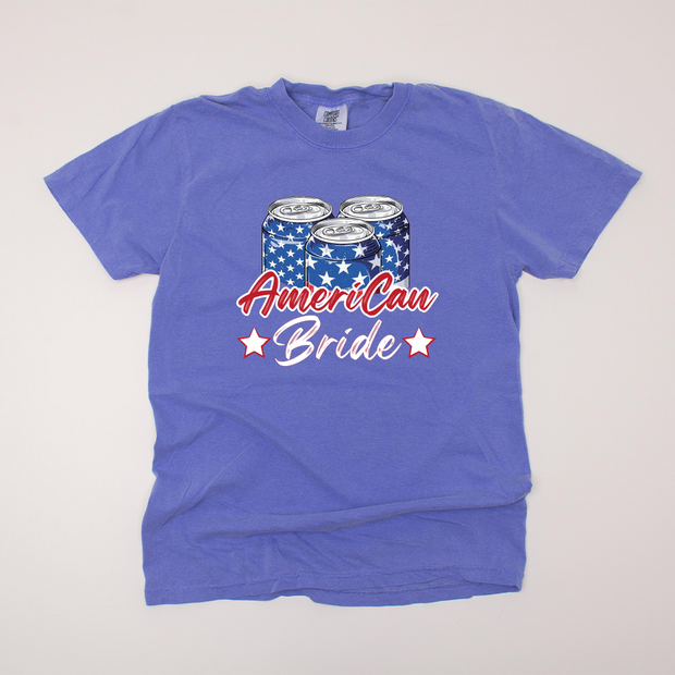 USA Patriotic -  AmeriCan Bride T-Shirt