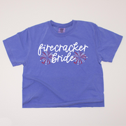 USA Patriotic - Firecracker Bride Cropped T-Shirt