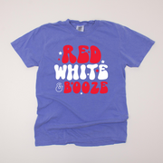 USA Patriotic -  Red, White, & Booze T-Shirt