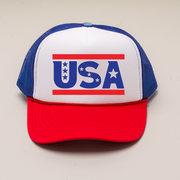 4th of July Trucker Hat - USA Stars