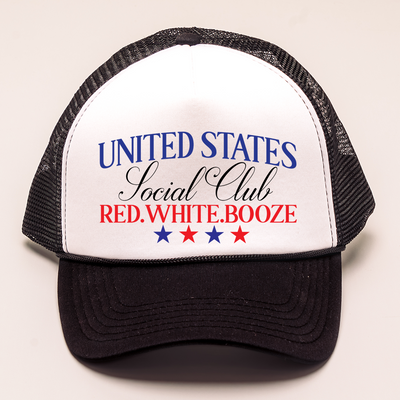 4th of July Trucker Hat - United States Social Club