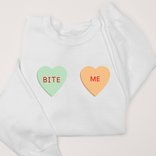 Bite Me Valentine Chest - Sweatshirt