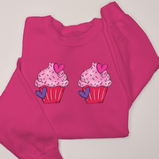Cupcake Chest - Valentines Day - Sweatshirt