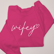 Wifey Heart - Valentines Day - Sweatshirt