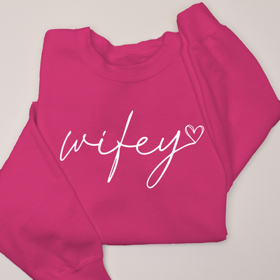 Wifey Heart - Valentines Day - Sweatshirt