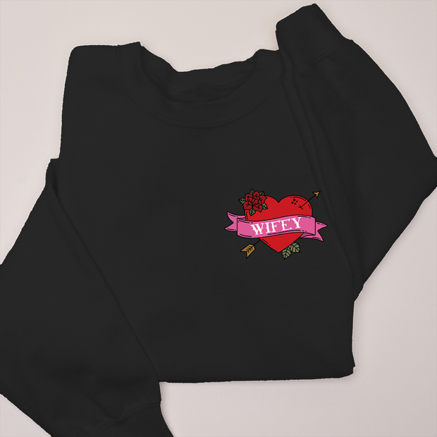 Wifey Tattoo - Valentines Day - Sweatshirt