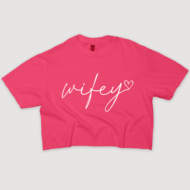 Wifey Hearts - Spring - Cropped T-Shirt