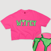 Tequila Shirt Wifey Glitter Crop - University