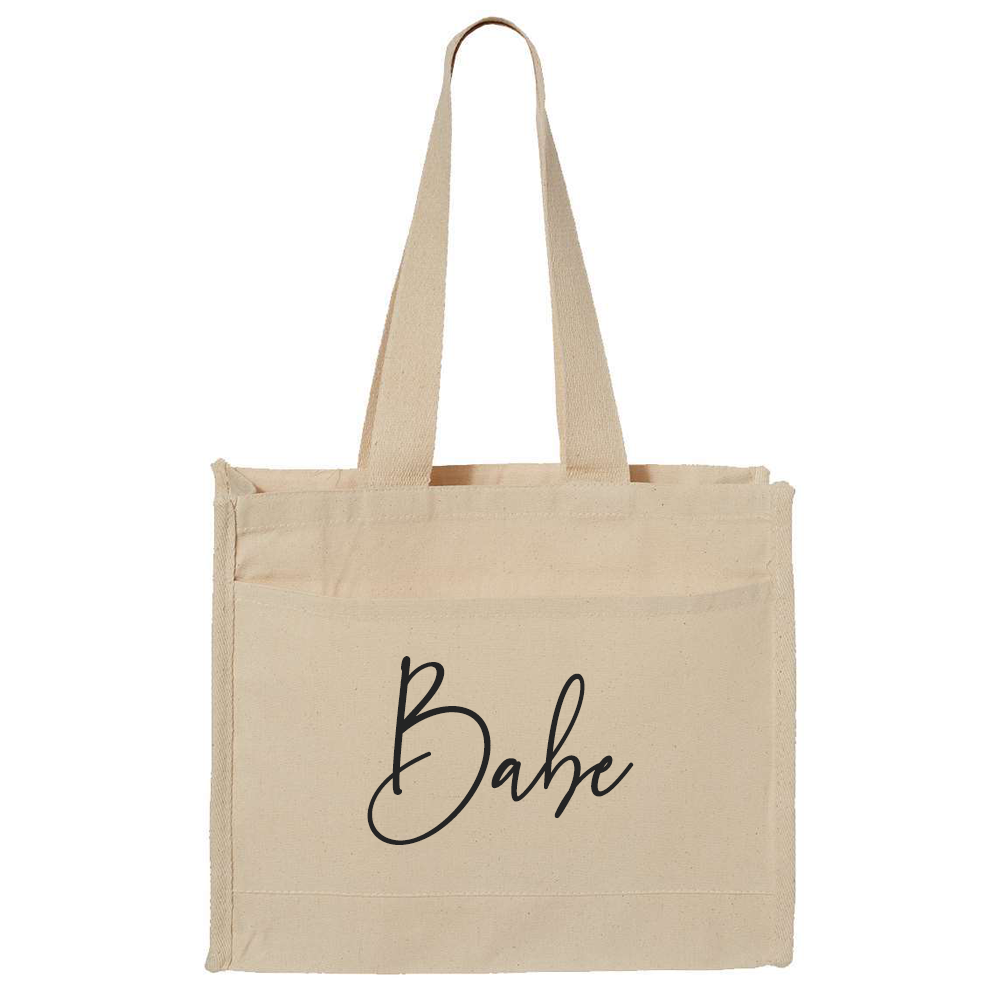 Tote Bags: Babe | One Stop Bride Shop display picture 3