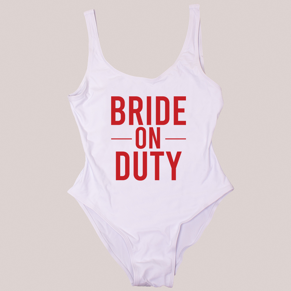 Bride one piece swimsuit on sale