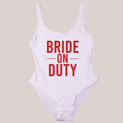 Bride On Duty - One Piece Swimsuit