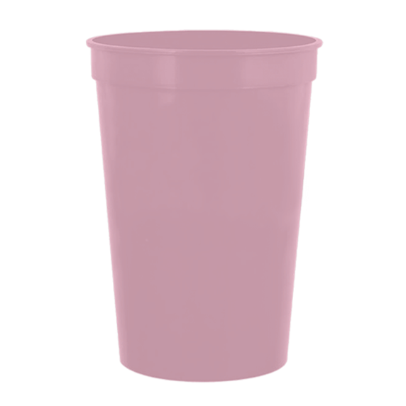 Stadium Cups, Pack of 25, Blank 16 oz Plastic Cups (Purple)