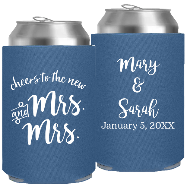 Wedding 172 - Cheers To The New Mrs & Mrs - Foam Can