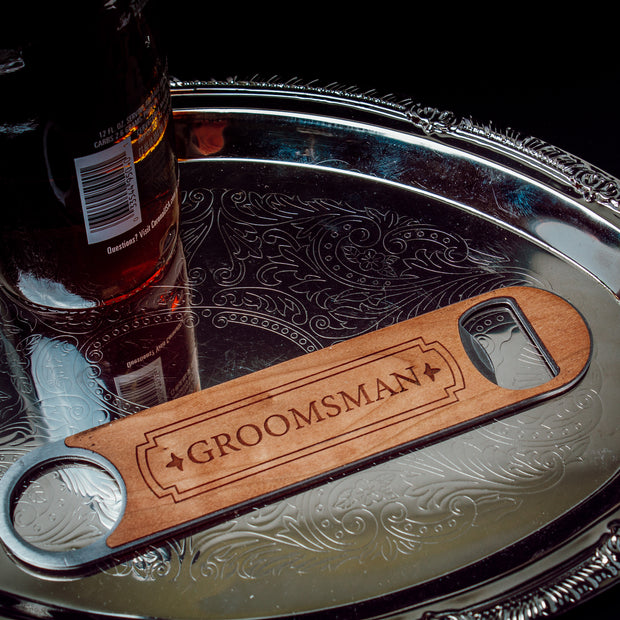 Groomsman Engraved Bottle Opener