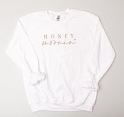 Embroidered Honey Moonin' - Sweatshirt