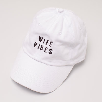 Wife Vibes Hat - White