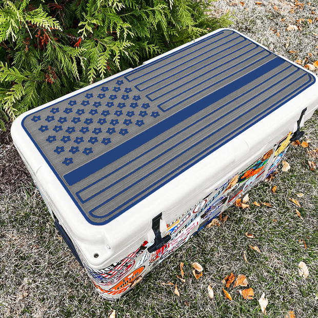 Law Enforcement American Flag - Cooler Pad Top
